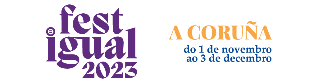 Logo Festigual 2023. A Coruña. Do 21 de novembro ao 3 de decembro